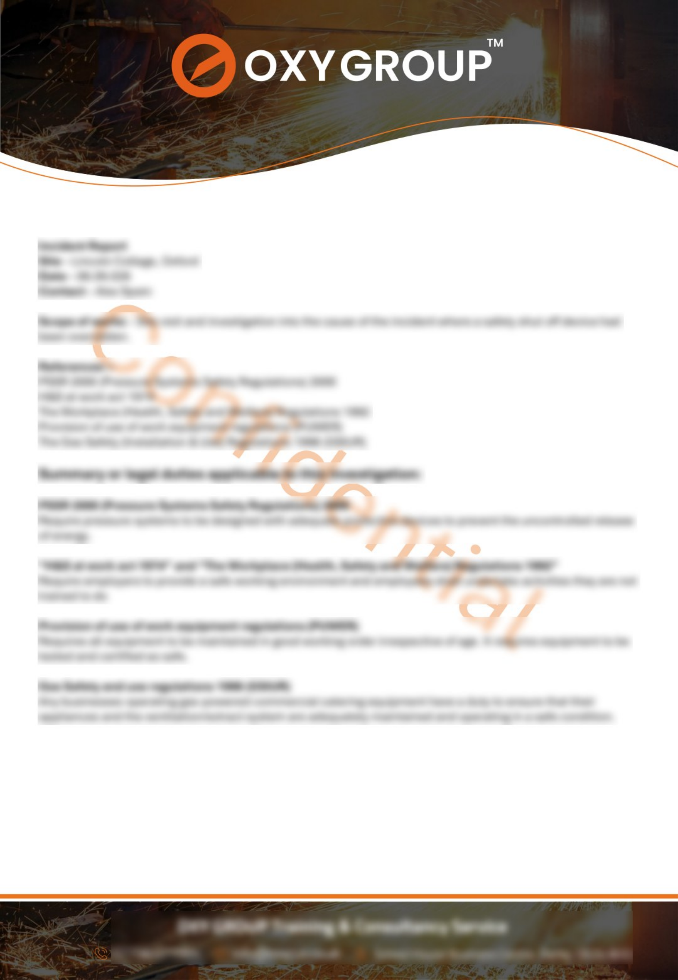 Accident Investigation & Reporting